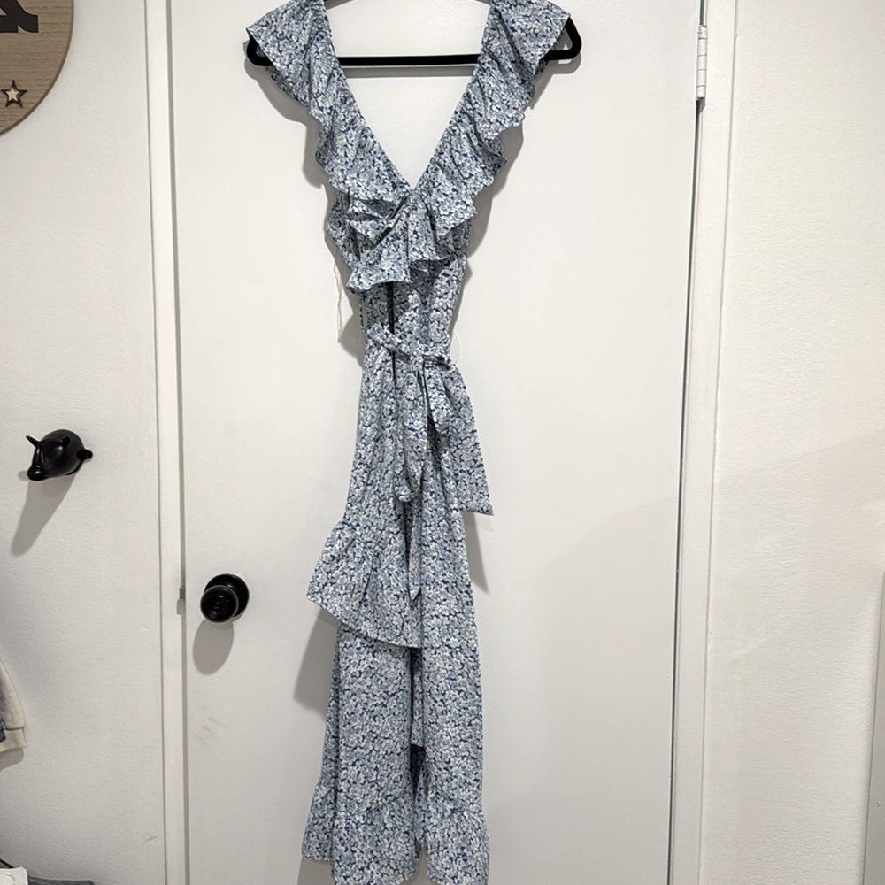 Petal & Pup Blue Floral Dress